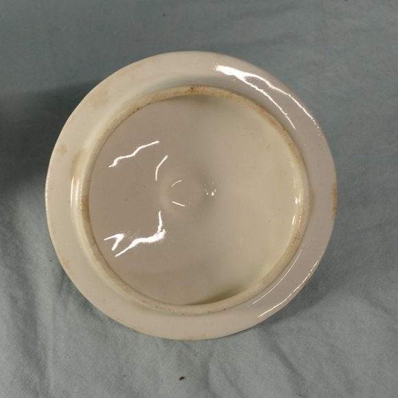 vintage W.S. George Bolero peach blossom 123A 16 oz sugar bowl with lid (214w) - Picture 11 of 14